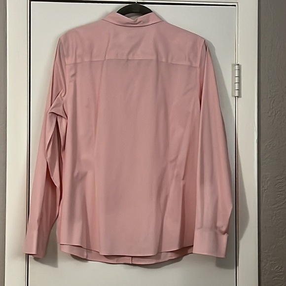 Talbots Size 14 Light Pink Button Down Shirt - Picture 2 of 5